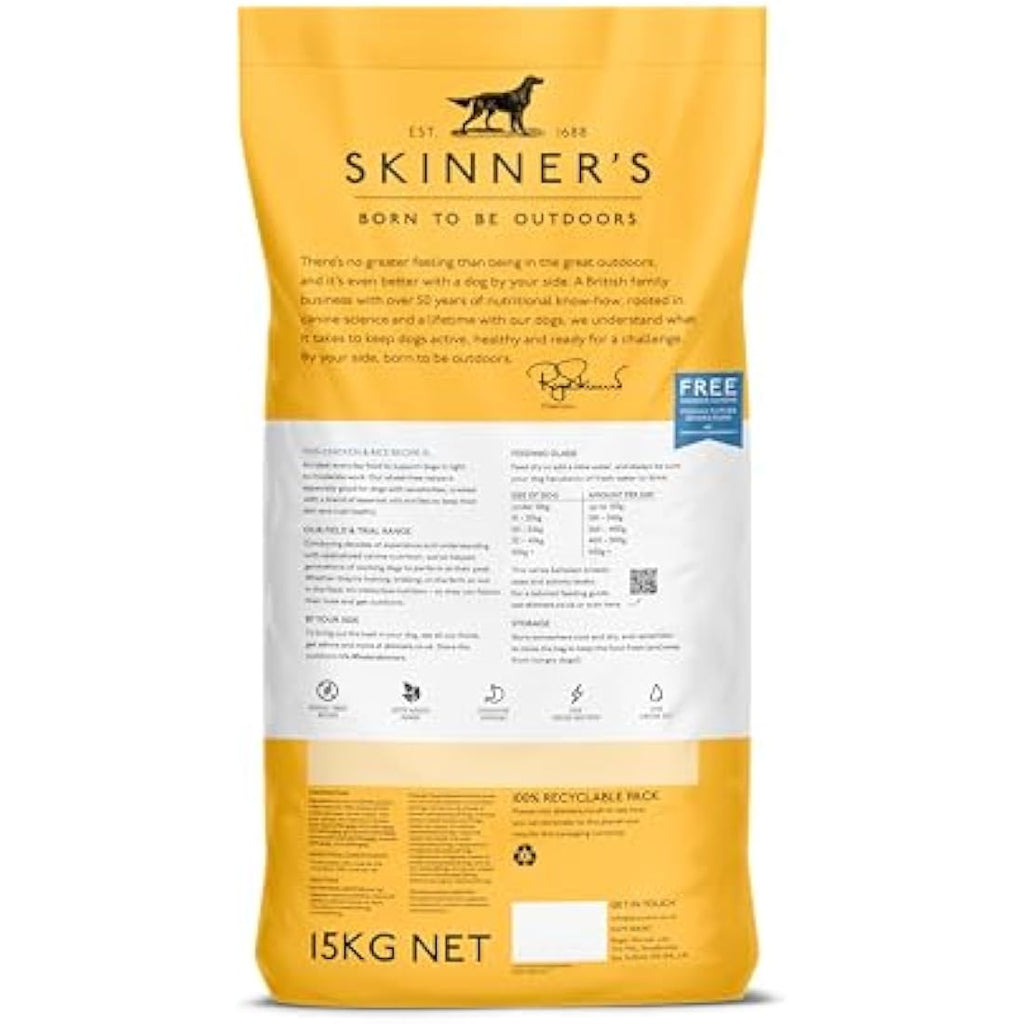 Skinner’s Field & Trial Chicken & Rice Dry Dog Food - Sensitive, 15kg