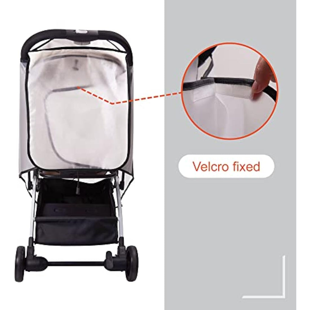 Bemece Universal Stroller Rain Cover | Waterproof EVA Weather Shield