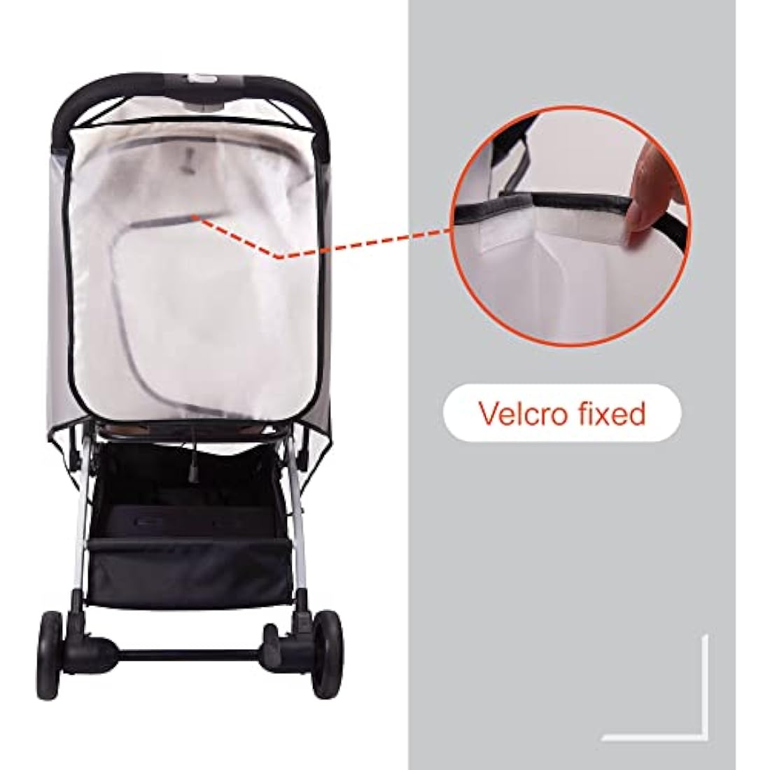 Bemece Universal Stroller Rain Cover | Waterproof EVA Weather Shield