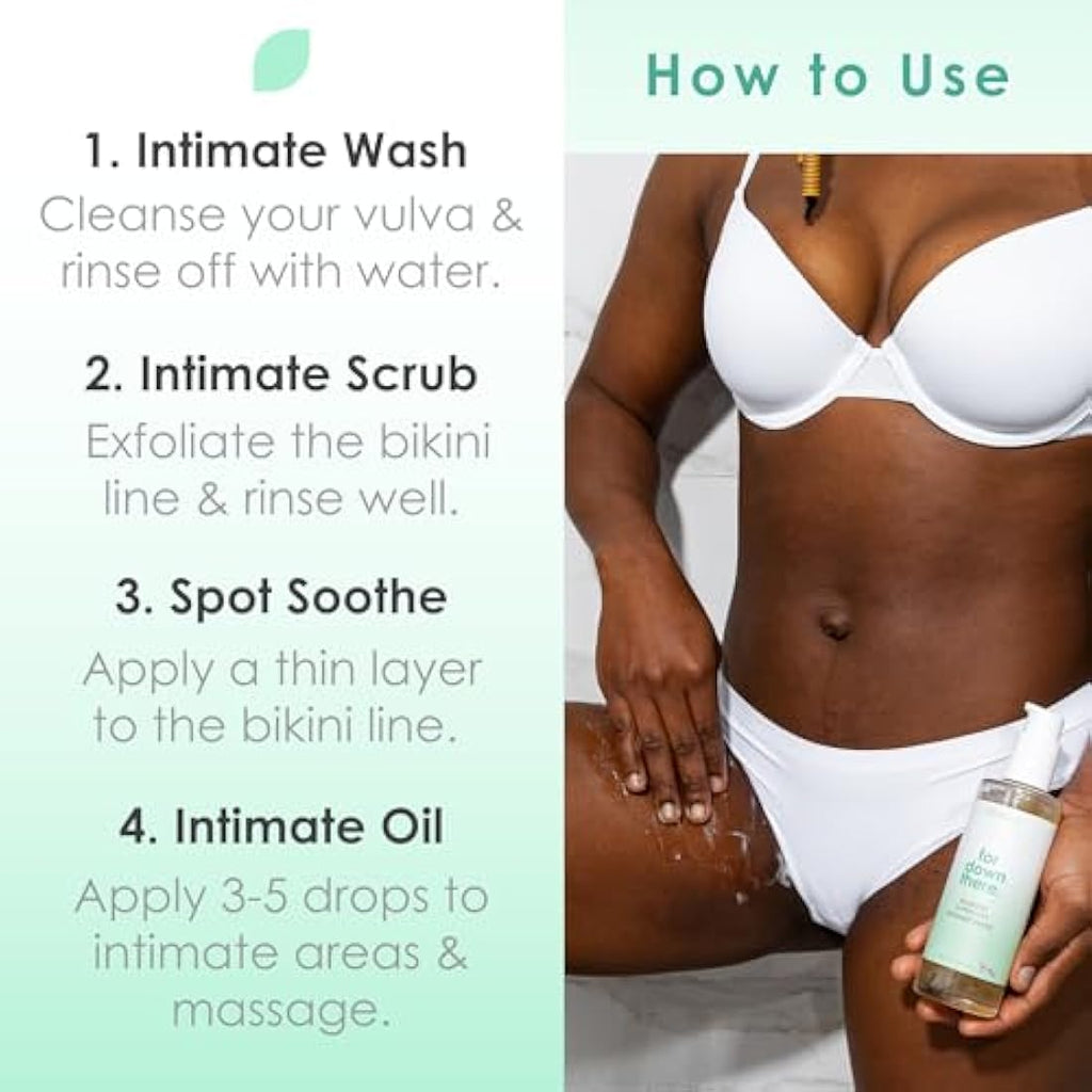 Jolof Store Superfood Intimate Care Kit - 4-Step Ingrown Hair Routine