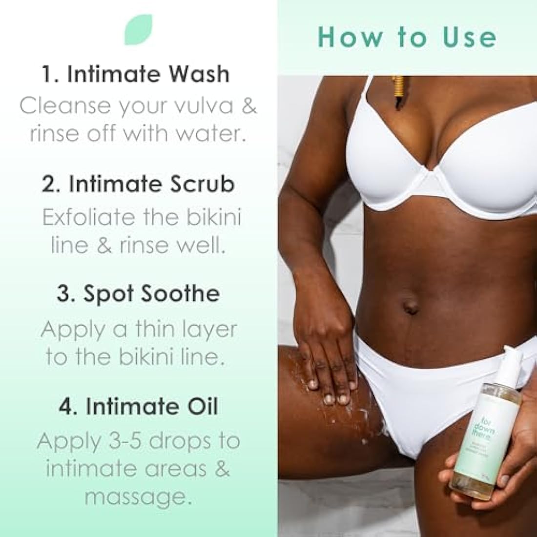 Jolof Store Superfood Intimate Care Kit - 4-Step Ingrown Hair Routine