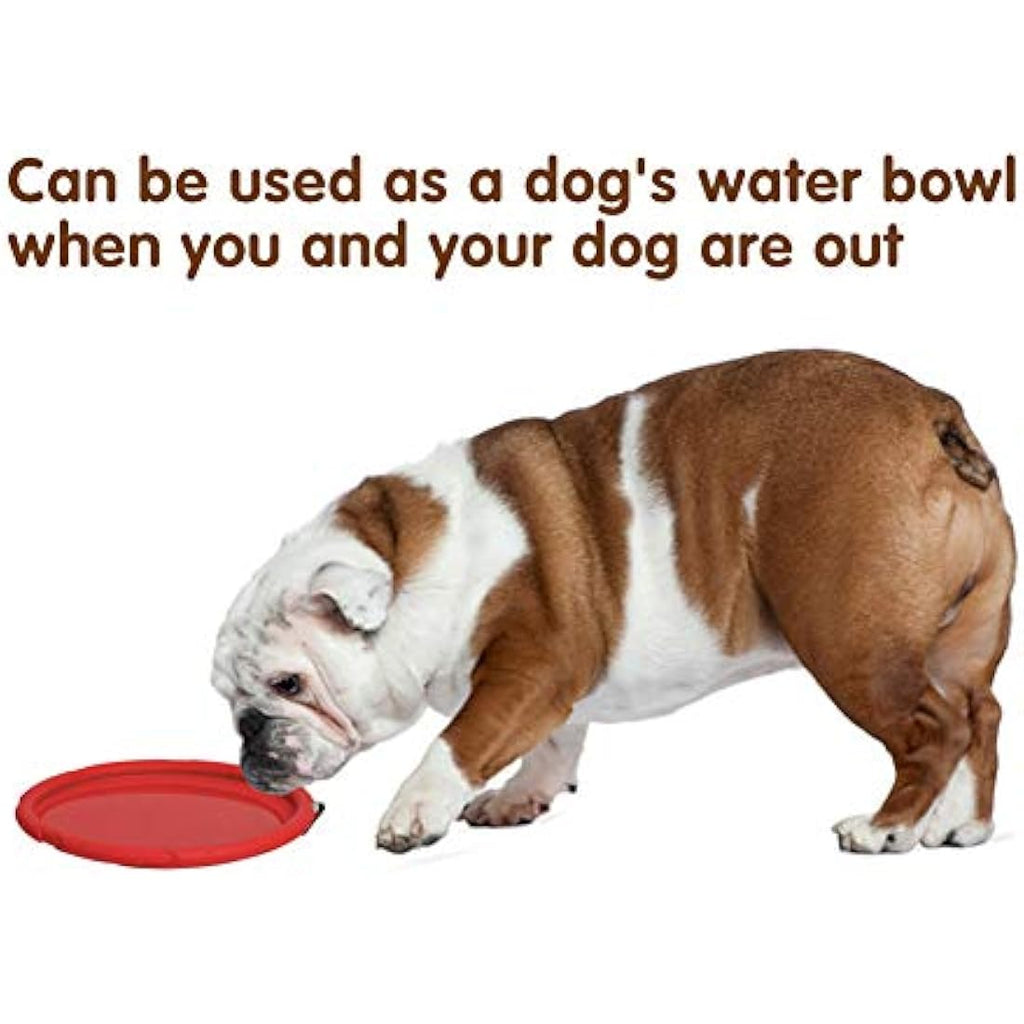 Dog Flying Disc – 2 Pack 7 Inch Floating Rubber Fetch Toy
