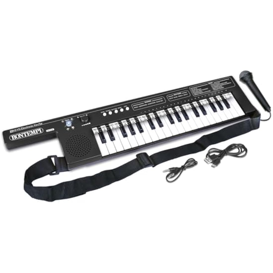 Bontempi Electronic Keytar – 37 Keys Portable Keyboard with Strap