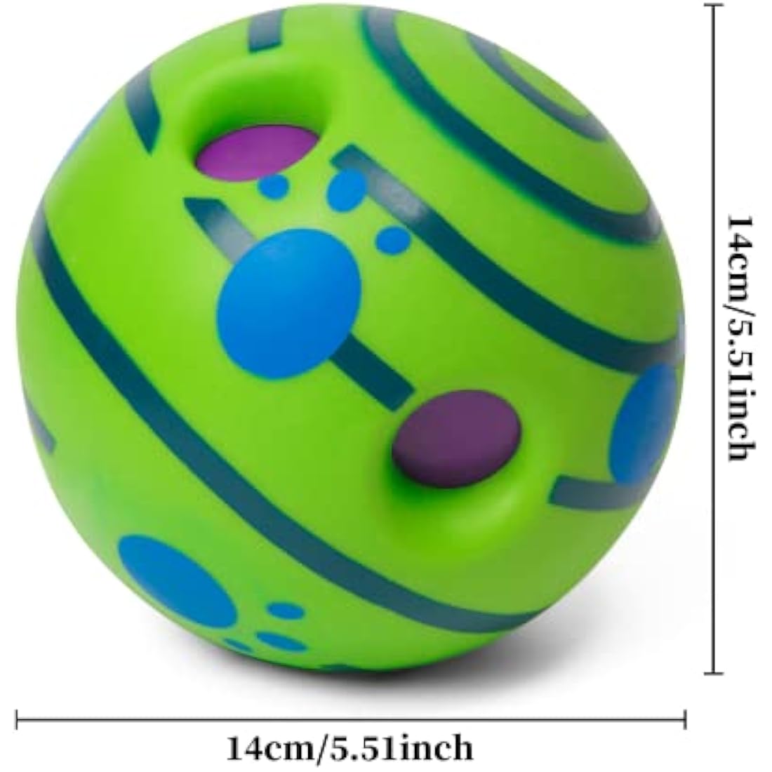 Jolof Store Interactive Giggle Ball – Squeaky Dog Toy for Boredom