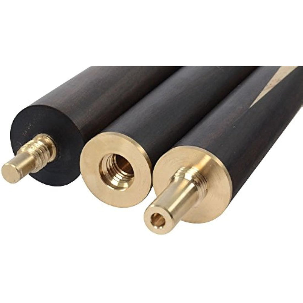 CUESOUL 57" 3/4 Jointed Rosewood Snooker Cue Set with Case | 9.5mm Tip