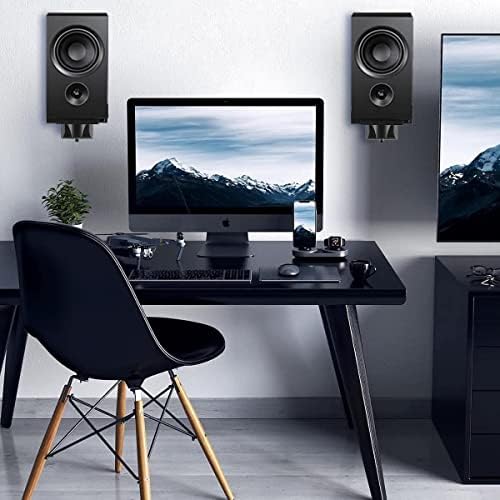 Suptek Dual Speaker Wall Mounts | Tilt & Swivel Brackets for 25kg