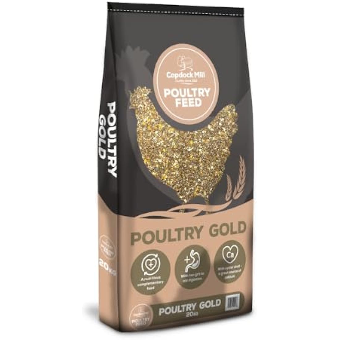 Copdock Mill Poultry Gold Chicken Feed - Layer Pellets with Oyster Shell 20kg