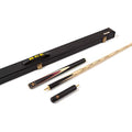 BCE Heritage Snooker Cue – Sapele Mahogany 3/4 Cut with Case & Extension