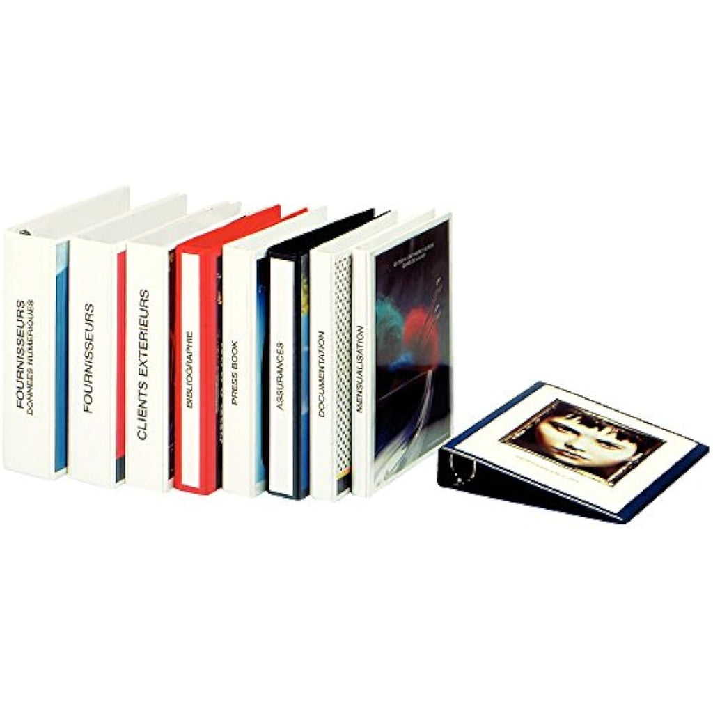 Esselte Essentials A4 Presentation Binder | 4 Round Ring | White