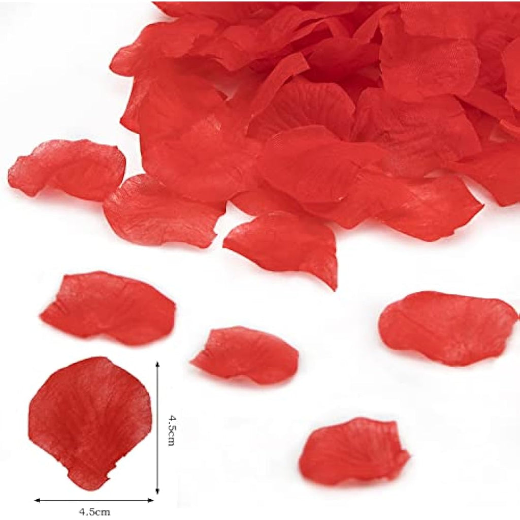 1000pcs Red Silk Rose Petals for Romantic Wedding Decor