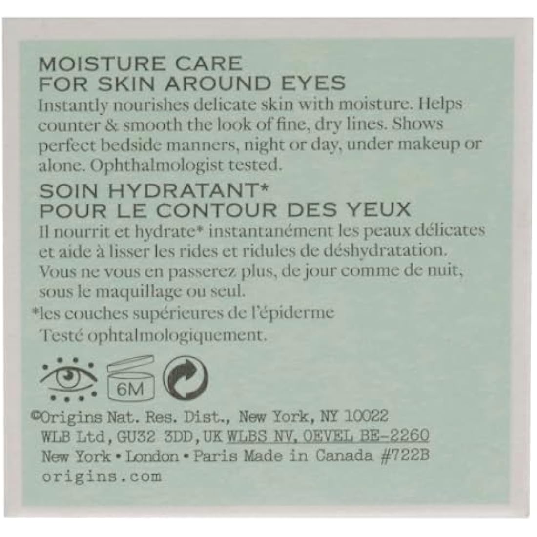 Origins Eye Doctor Moisture Care Eye Cream for Fine Lines - 0.5 oz