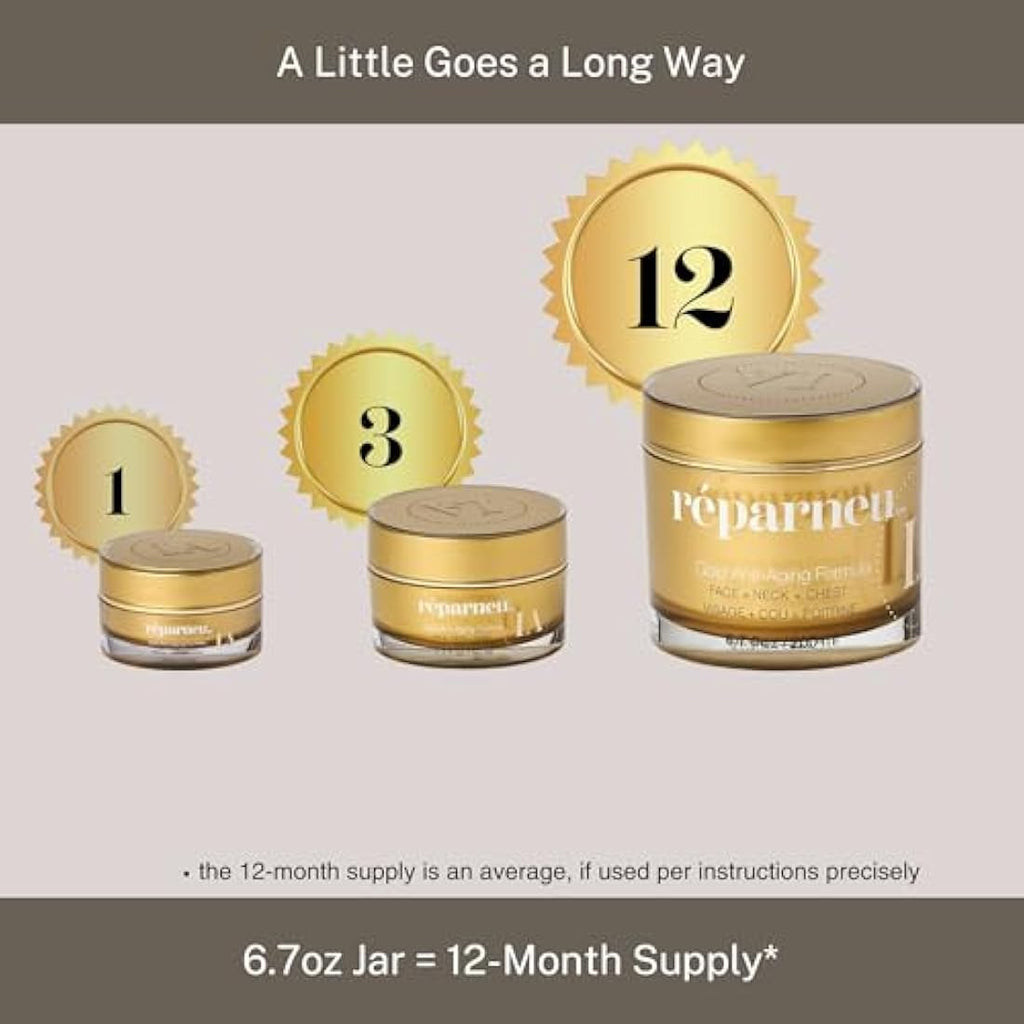 InfiniteAloe Gold Anti-Aging Face Cream – Organic Aloe & Collagen (1.7 oz)