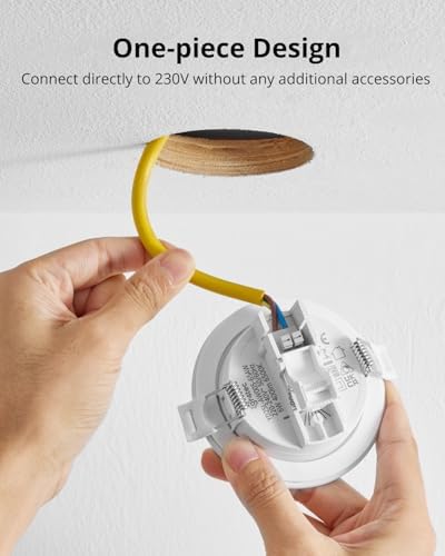 Gr4tec IP65 LED Downlight – 6W Dimmable 4000K Recessed Ceiling Lights (6 Pack)