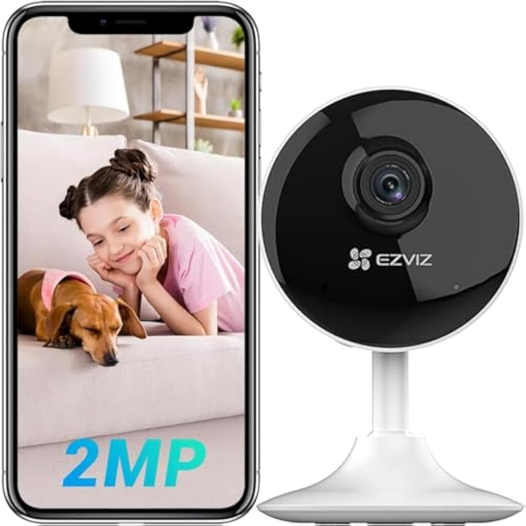 EZVIZ C1C 1080P Indoor WiFi Security Camera 2-Pack | Night Vision & Audio