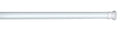 Wenko Telescopic Shower Rail – White Aluminium No-Drill Rod (110-245cm)