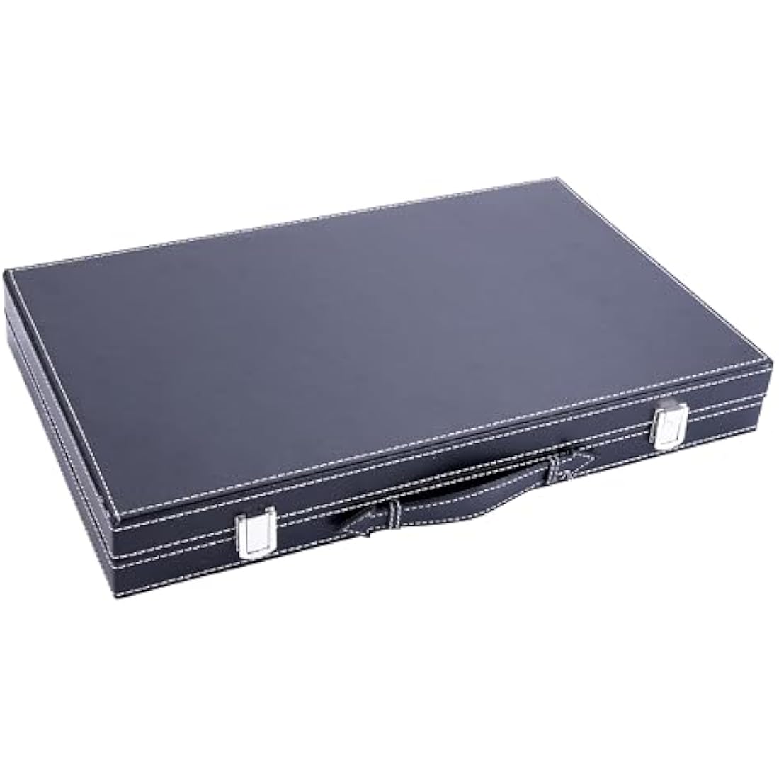 Engelhart Wooden Backgammon Set – 15 Inch Travel Case with Inlaid Felt