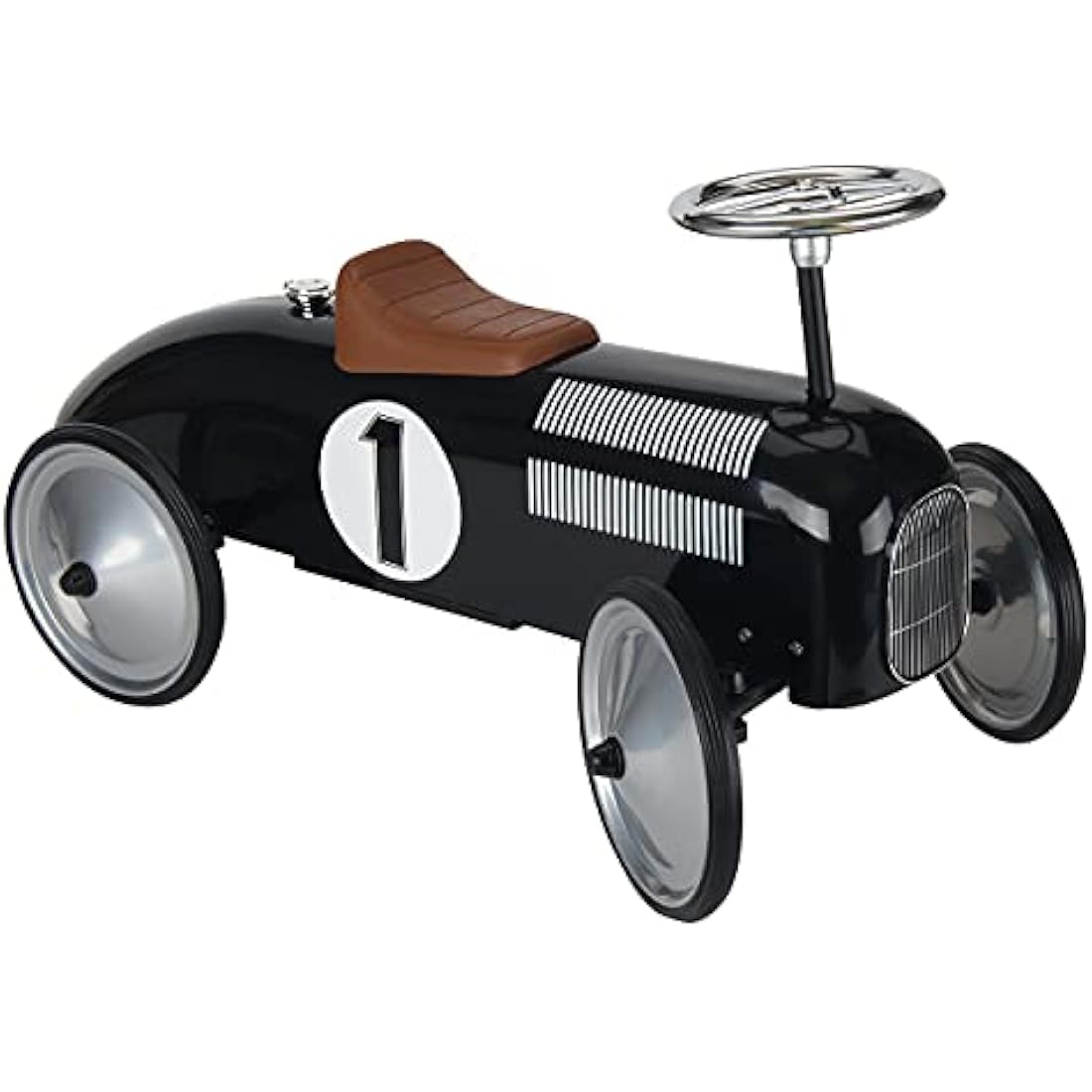 Goki Kids Ride-on-Vehicle - Black Toddler Push Car Toy |