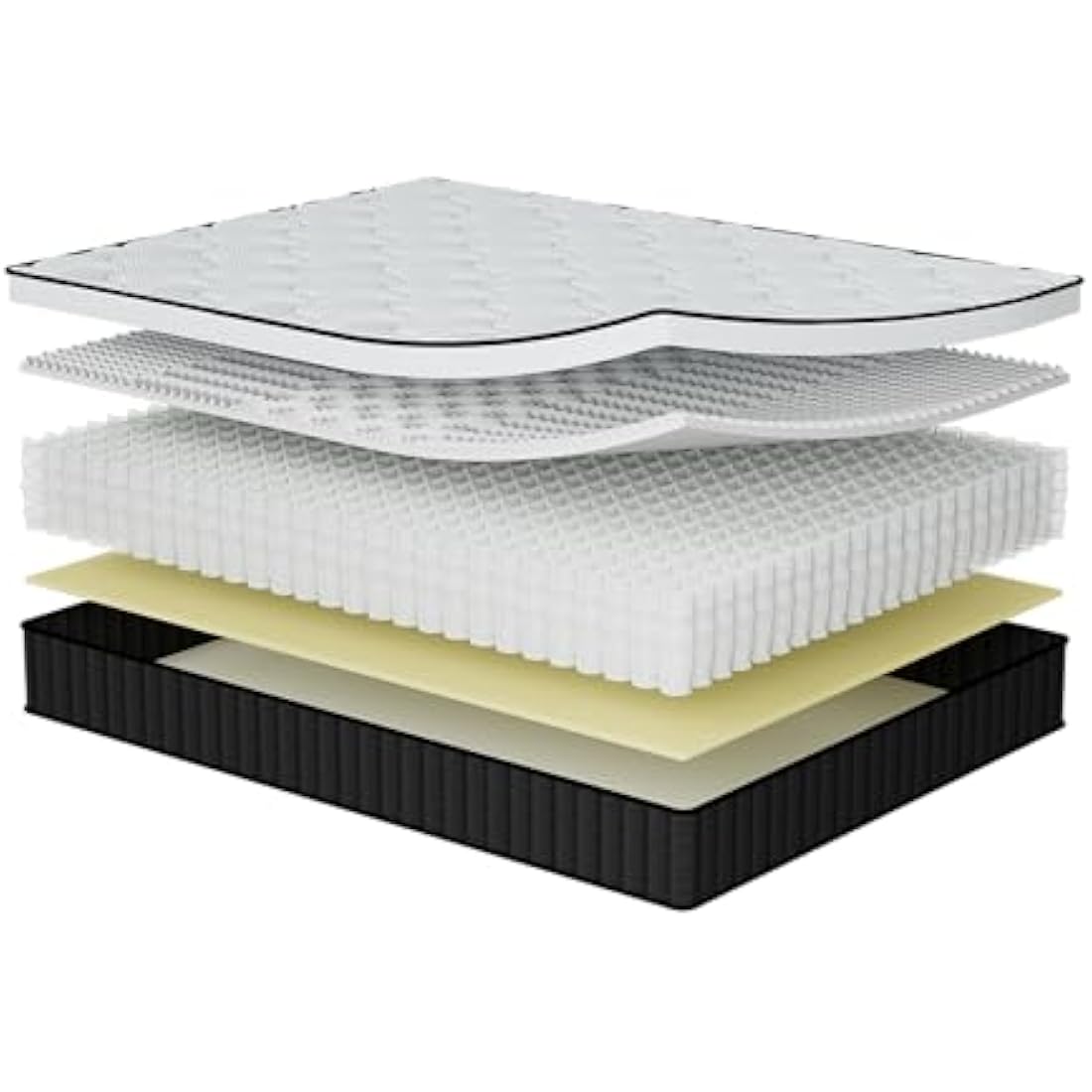 Zinus Single Pocket Spring Mattress – 25cm Medium Firm Tight Top