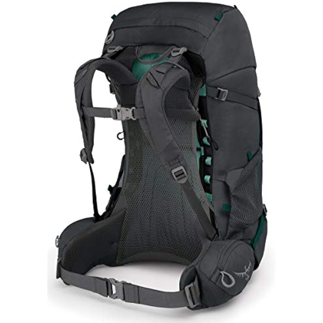 Osprey Women's Ventilated Backpacking Pack – Cinder Grey Hiking Rucksack