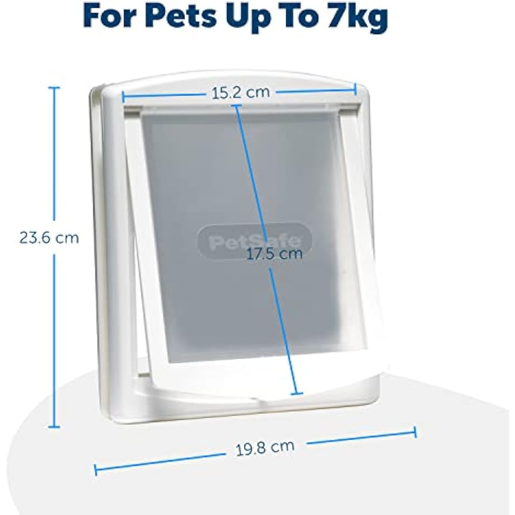 PetSafe Staywell 2-Way Locking Pet Door - Small White Cat Flap