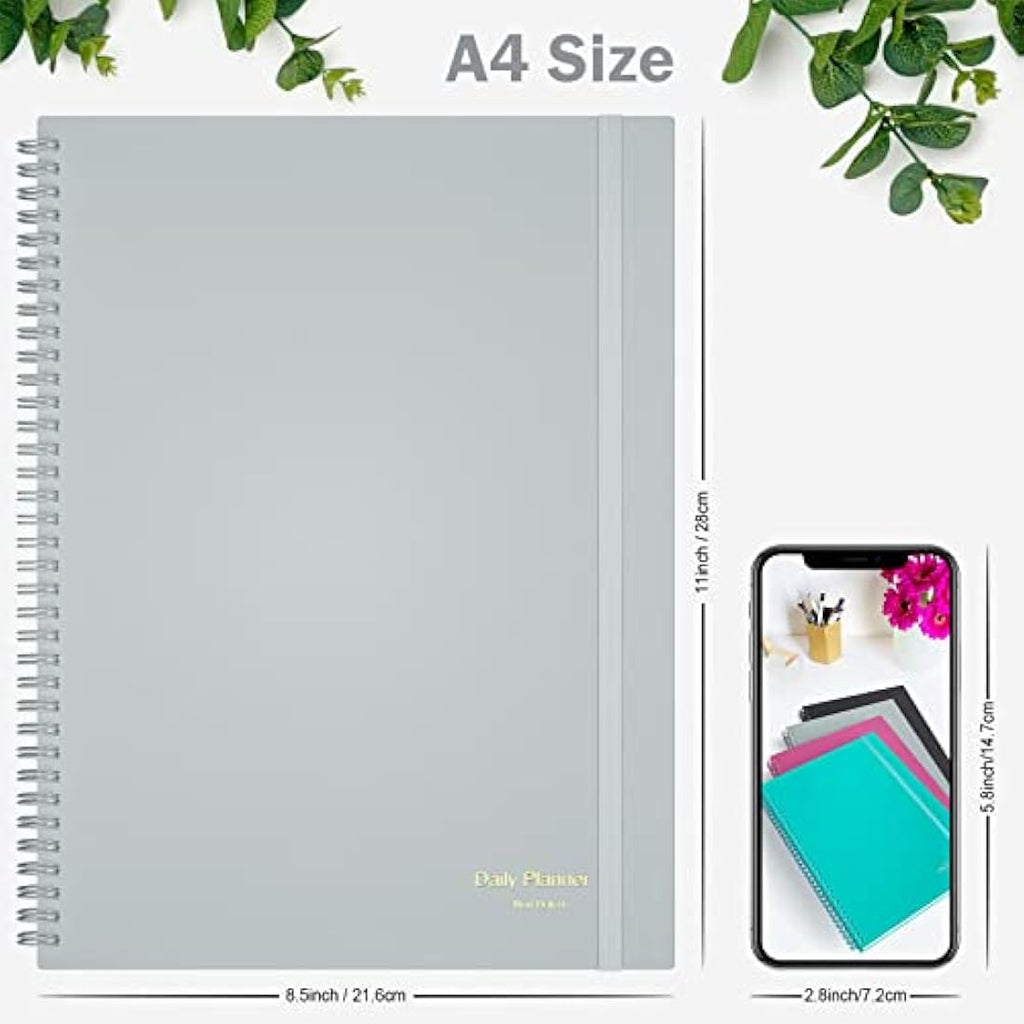 Jolof Store Undated Daily Planner – 8.5x11 Hourly Schedule & ADHD Organizer