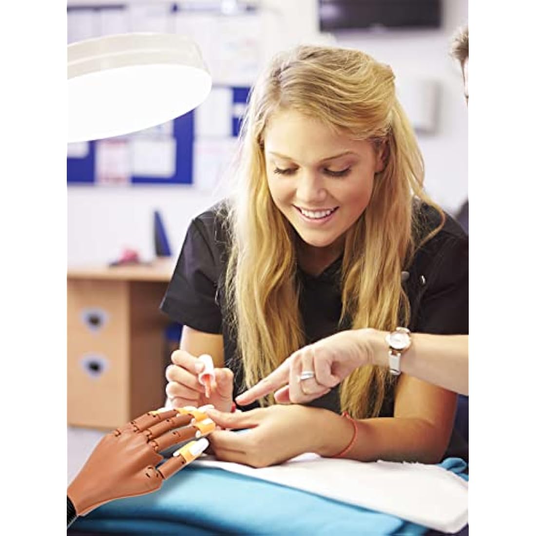 Acrylic Nail Practice Hand – Flexible Manicure Model
