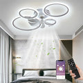 MiiR Modern LED Ceiling Fan with Light | 96W Dimmable Smart Fan