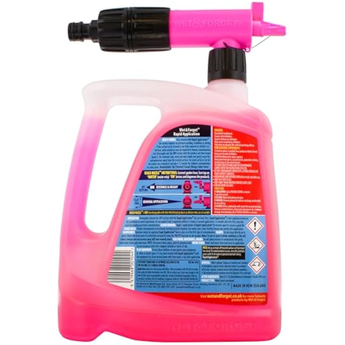 Wet & Forget Rapid Application Mould & Algae Remover - 2L Patio Cleaner