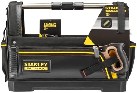 Stanley Fatmax Open Tote Bag – Heavy-Duty Tool Storage Work Organizer