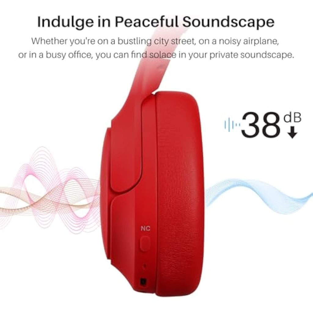 TOZO HT2 Hybrid Active Noise Cancelling Over Ear Wireless Headphones