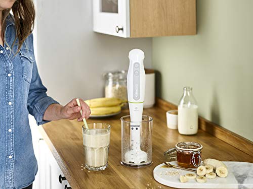Kenwood Hand Blender | 600W Immersion Mixer with Turbo - White