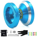 MAGICYOYO N8 Metal Yoyo - Professional Responsive & Unresponsive - Blue
