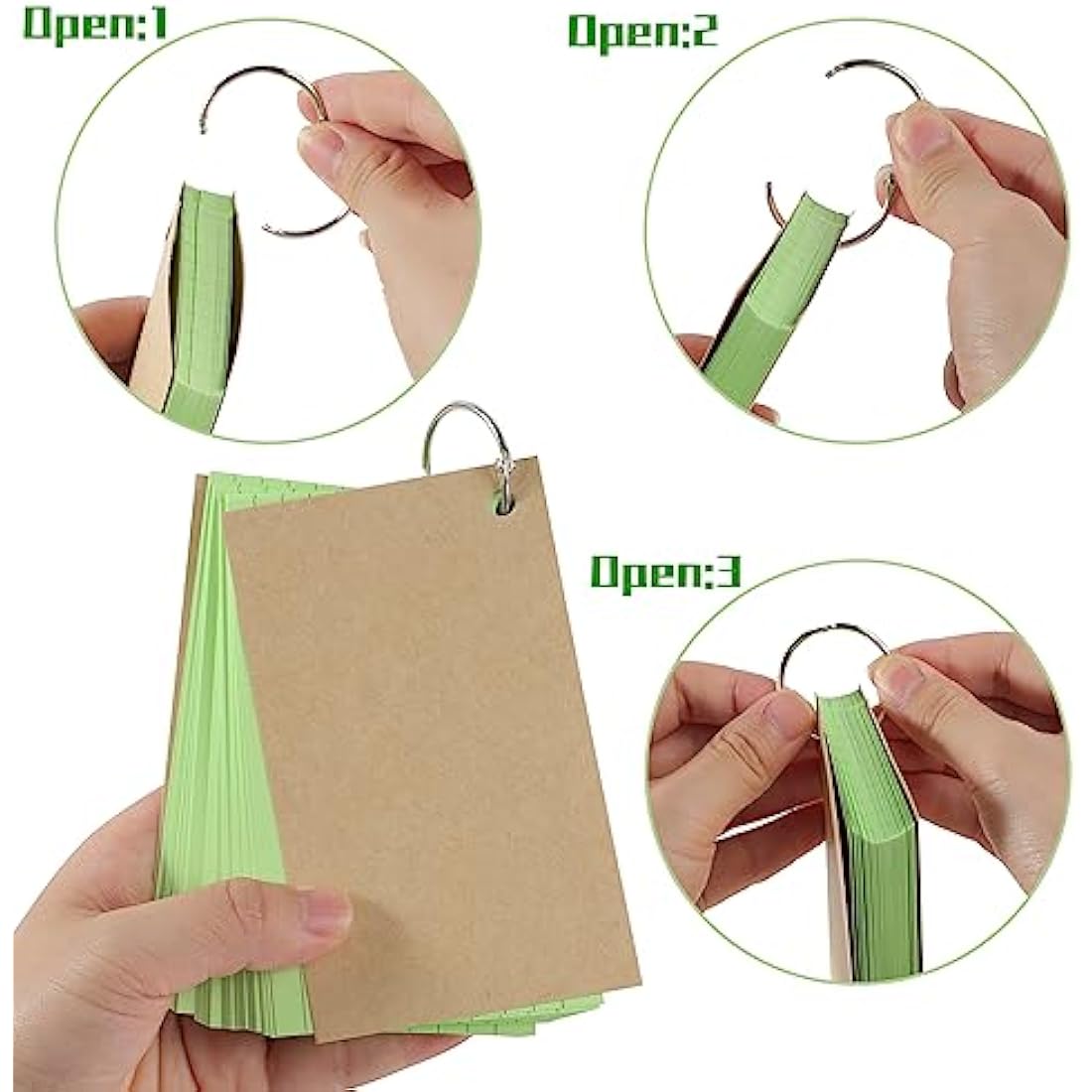 Jolof Store 360 PCS Ruled Index Cards – Colored Revision Flash Cards