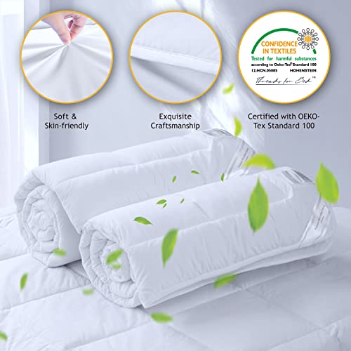 Threads For Bed 4-Season 2-in-1 Microfiber Duvet | 13.5 Tog Single Quilt
