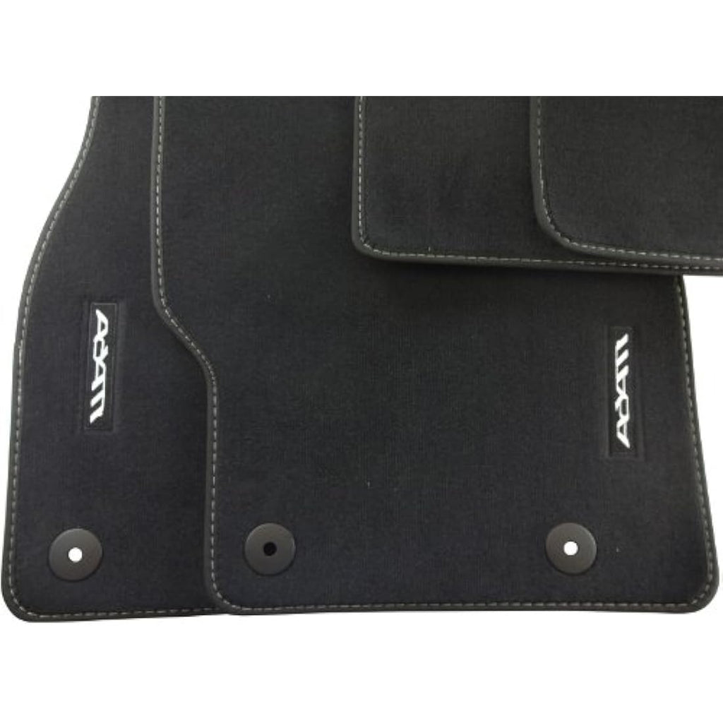 Vauxhall Adam Tailored Black Velour Carpet Floor Mats - Set of 4