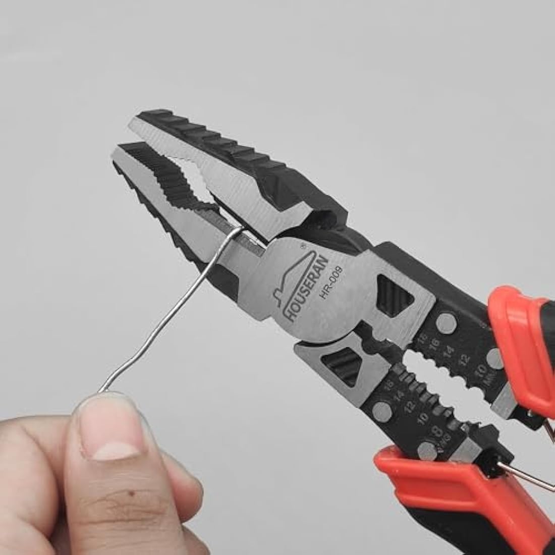 HOUSERAN 3-Piece Pliers Set | 55 Steel Spring Loaded Hand Tool Kit