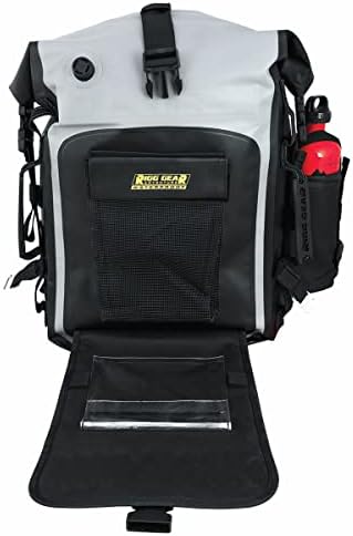 Nelson-Rigg Hurricane Waterproof Backpack & Tail Pack - 30L Black/Gray