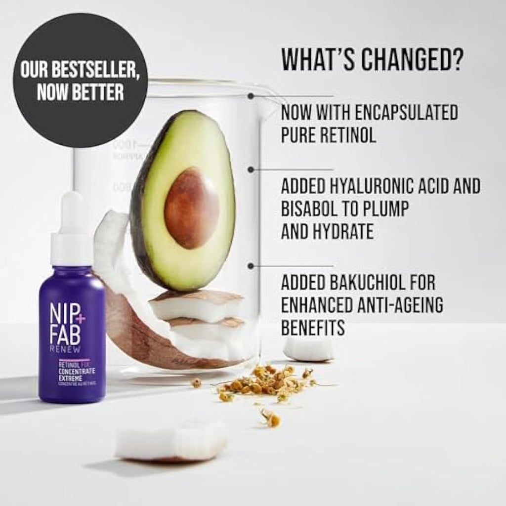 Nip+Fab Retinol Fix Concentrate Extreme 10% | Anti-Aging Serum - 30ml
