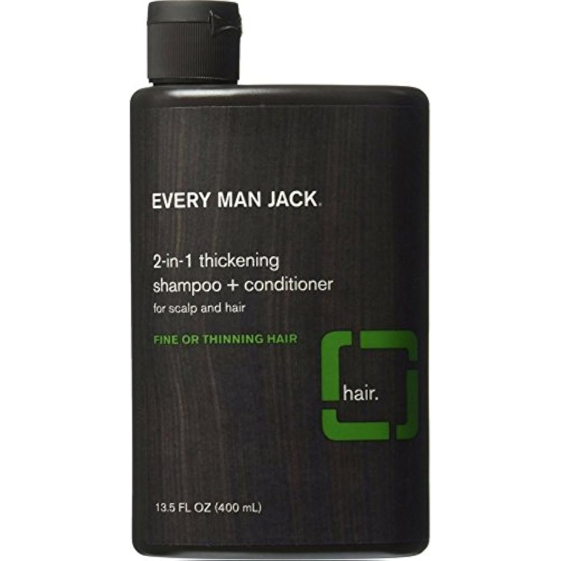 Every Man Jack 2-in-1 Thickening Shampoo for Thinning Hair (2 Pack)