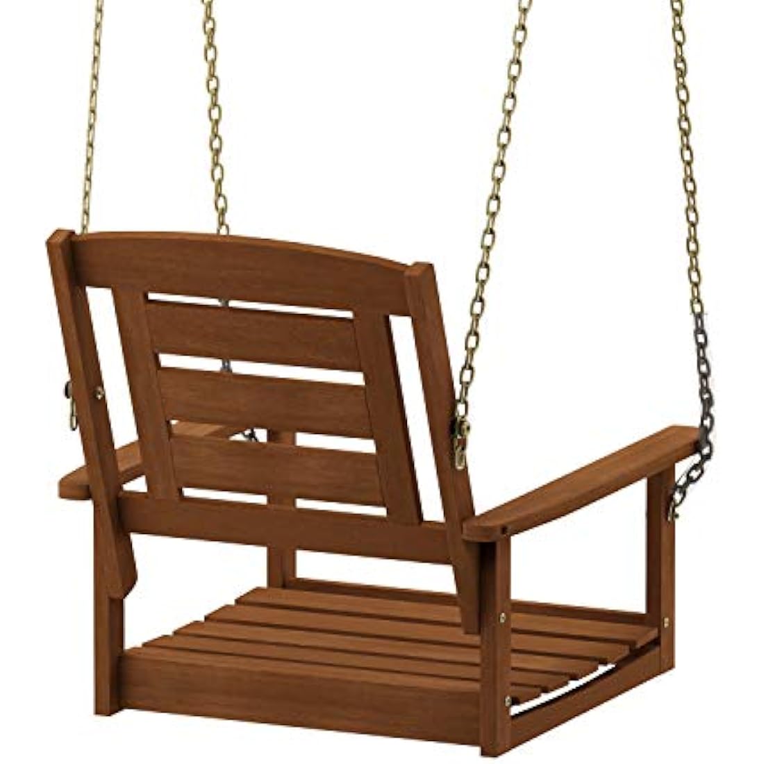 Furinno Tioman Hardwood Single Hanging Porch Swing - Natural Meranti