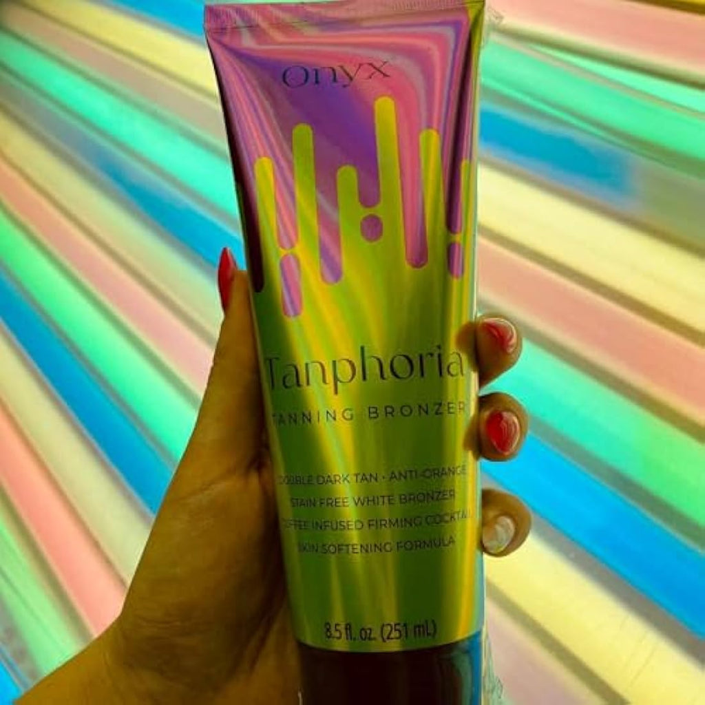 Onyx Tanphoria Sunbed Cream – Dark Bronzer Tanning Accelerator Lotion