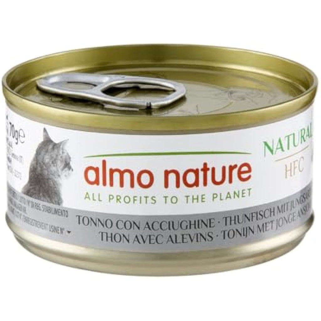 Almo Nature HFC Wet Cat Food – Tuna with Whitebait – 70g (Pack of 24)