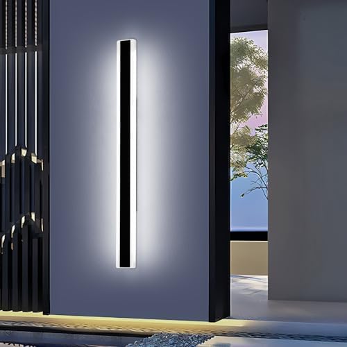 Mikeru 150cm LED Outdoor Wall Light | IP65 Waterproof 6500K Modern Sconce