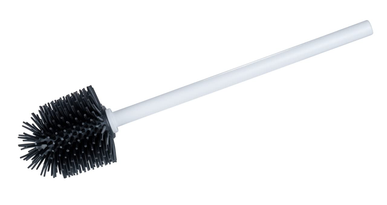 WENKO Silicone Toilet Brush – Antibacterial Replacement Head & Handle