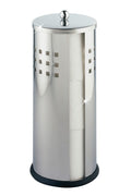 Wenko Ancona Spare Toilet Roll Holder – Shiny Stainless Steel, 3 Rolls