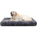 KSIIA Large Dog Bed – Washable Orthopedic Calming Mattress, Dark Grey