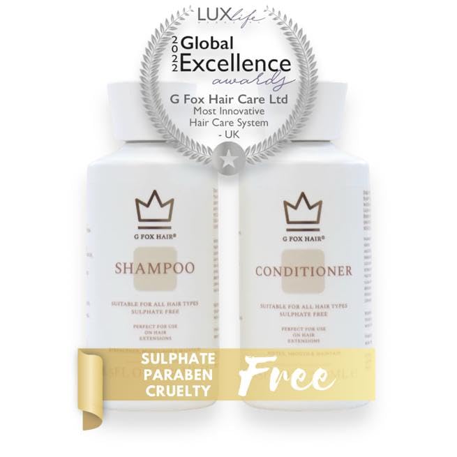 G Fox Hair Sulphate Free Extension Shampoo & Conditioner Set - 250ml