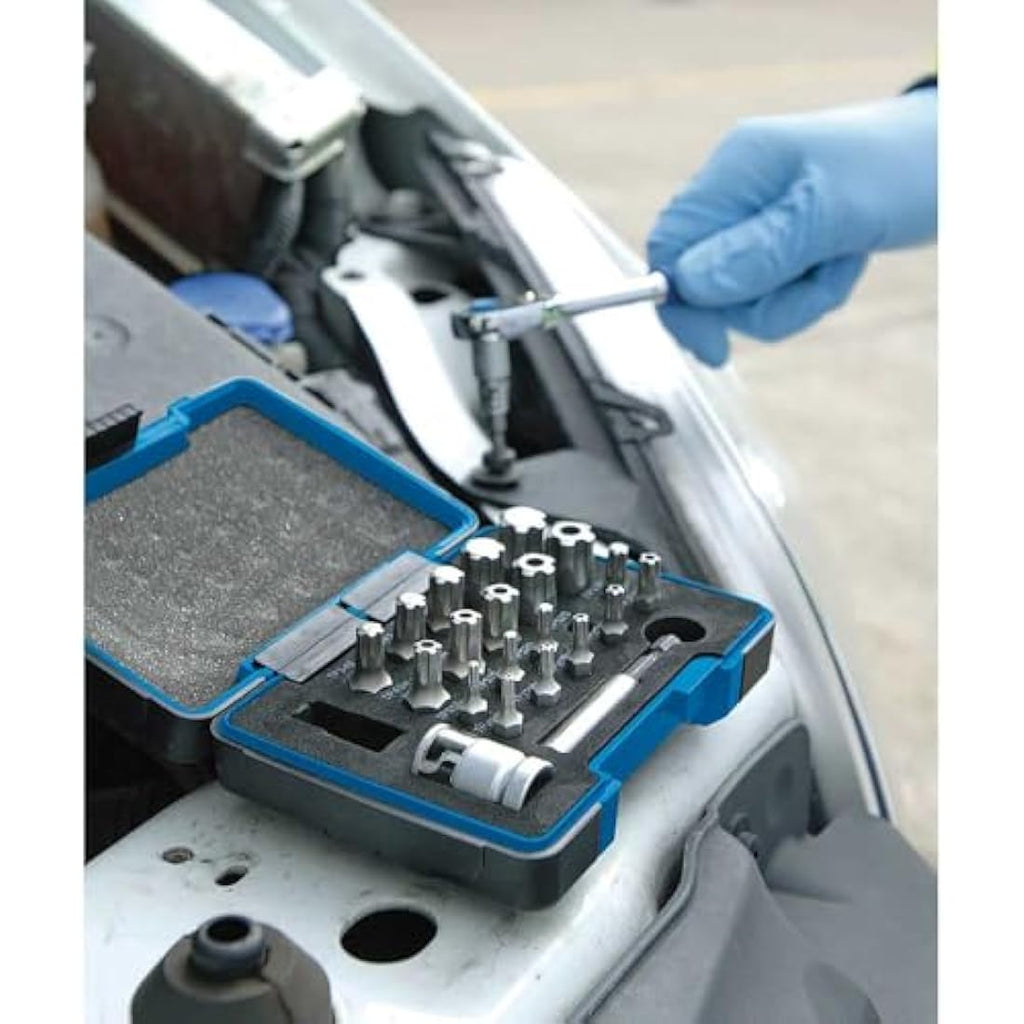 Draper Expert 23-Piece TX-Star Plus Insert Bit Set | 1/4"-3/8" Drive