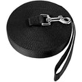 NavoX 20m Nylon Long Dog Training Lead – Black Recall Leash for Puppies