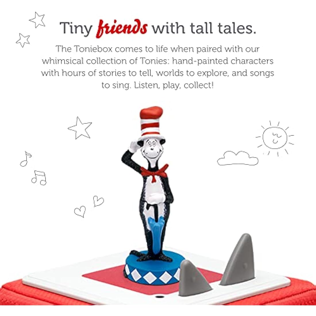 Tonies Dr. Seuss The Cat in the Hat Audio Play Character Toy